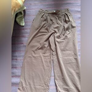 Free People Beach M pull on wide leg pants.  Cotton!